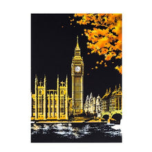 Load image into Gallery viewer, Scratch Paint City Night-view - Stress Relief &amp; Develop Your Artist Imagination
