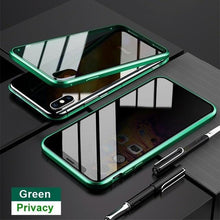Load image into Gallery viewer, Magnetic Privacy Metal Phone Case For Iphone
