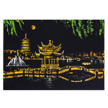 Load image into Gallery viewer, Scratch Paint City Night-view - Stress Relief &amp; Develop Your Artist Imagination
