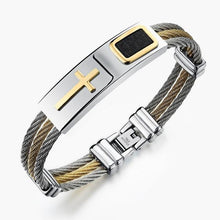 Load image into Gallery viewer, Premium Stainless Cross Bracelet
